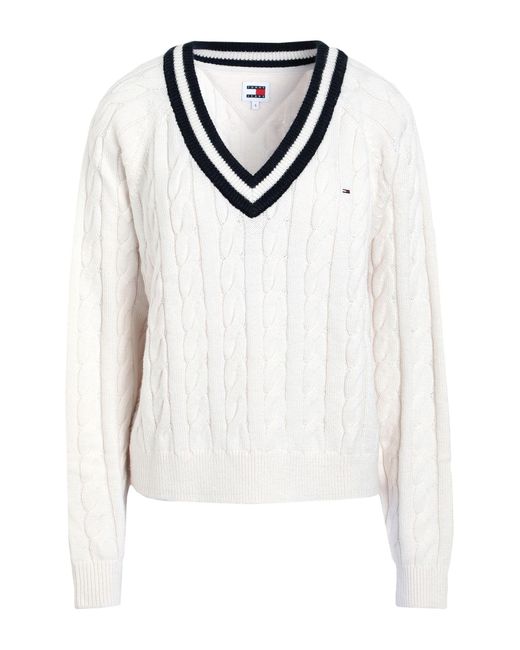 Tommy Hilfiger White Pullover