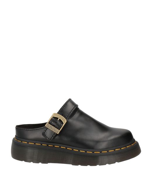 Dr. Martens Black Mules & Clogs Leather