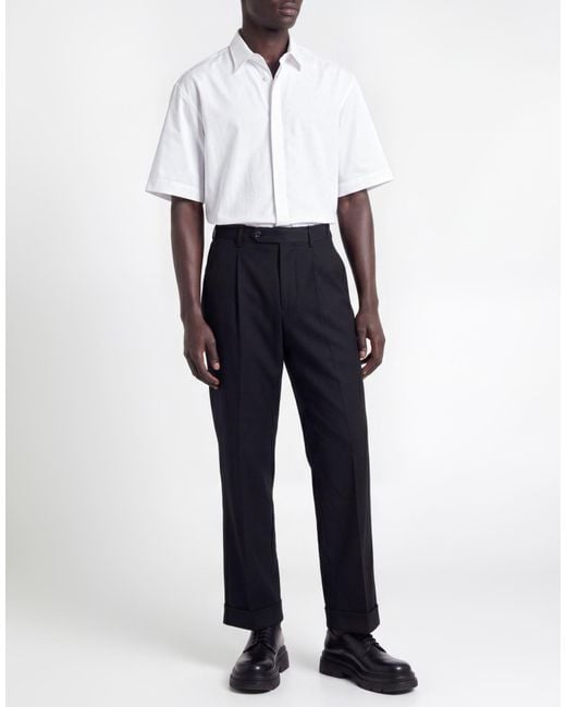 Berwich Blue Midnight Pants Cotton, Elastane for men