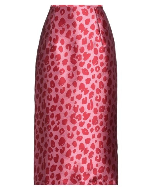 Lunatica Milano Red Midi Skirt