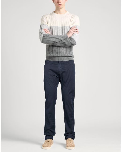 Paul & Shark Blue Pants Cotton, Lyocell, Elastane for men