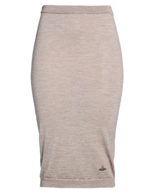 Vivienne Westwood Gray Midi Skirt