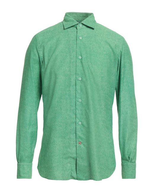 Mazzarelli Green Shirt for men
