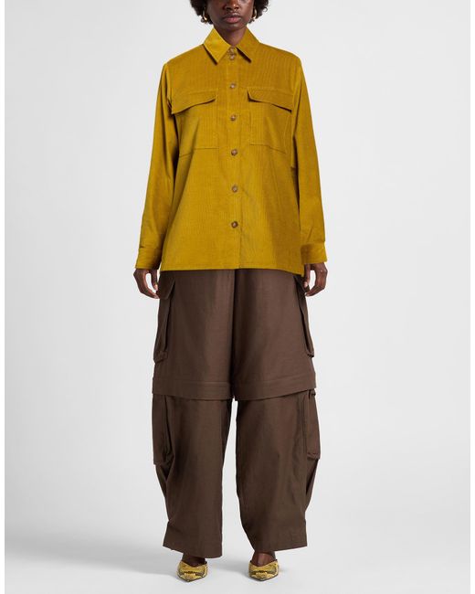 Ines De La Fressange Paris Yellow Shirt Cotton