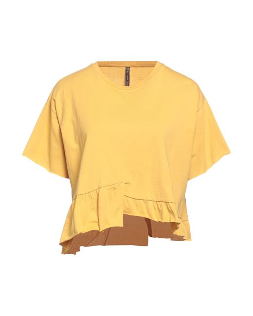 Manila Grace Yellow T-Shirt Cotton