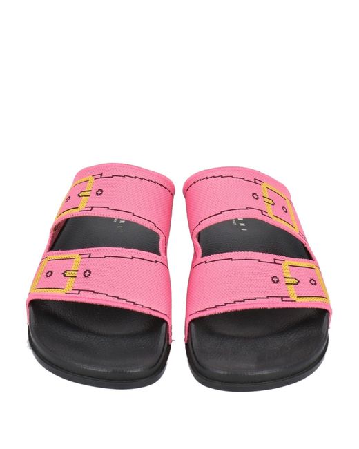 Marni Pink Sandals for men