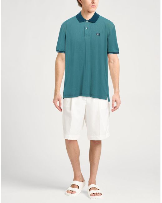 C P Company Blue Polo Shirt for men