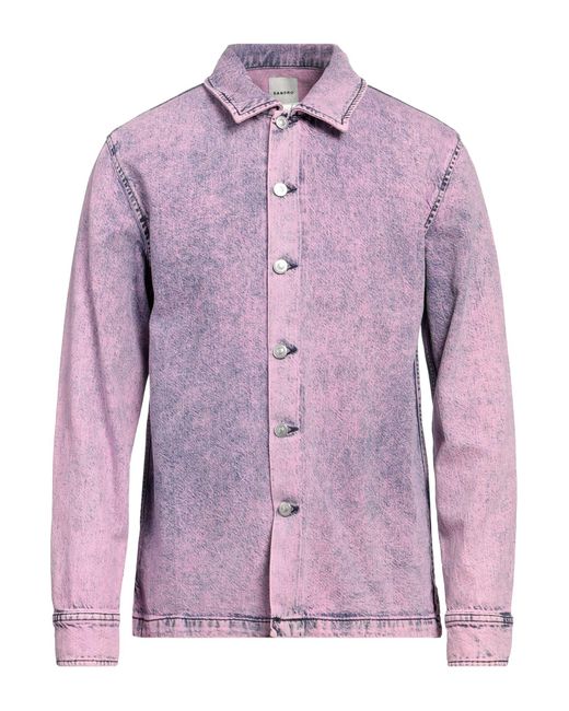 Sandro Purple Denim Outerwear for men