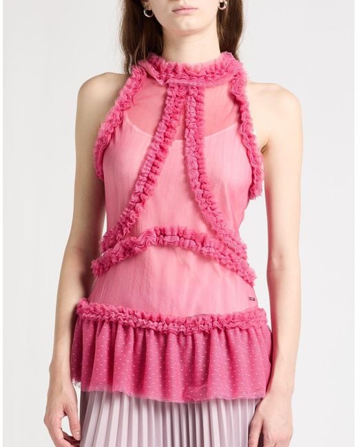 Dondup Pink Top Polyamide