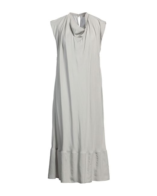 Lemaire Gray Midi Dress Lyocell