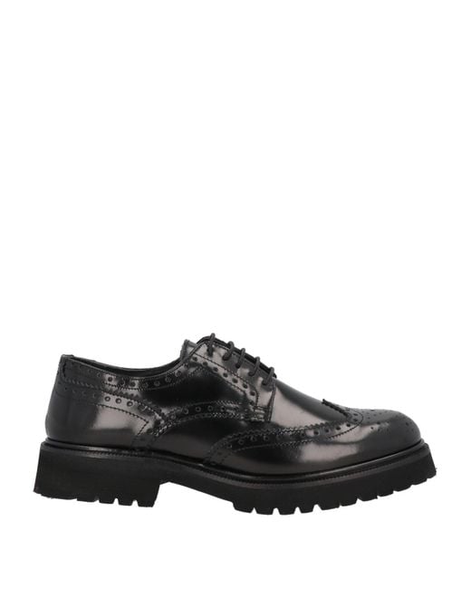 Baldinini Black Lace-up Shoes