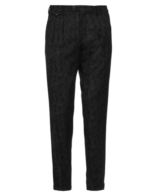 Michael Coal Black Pants for men