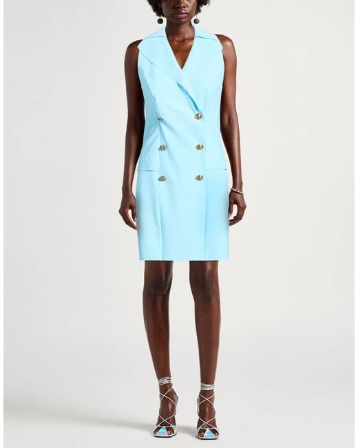 La Petite Robe Di Chiara Boni Blue Sky Mini Dress Polyamide, Elastane