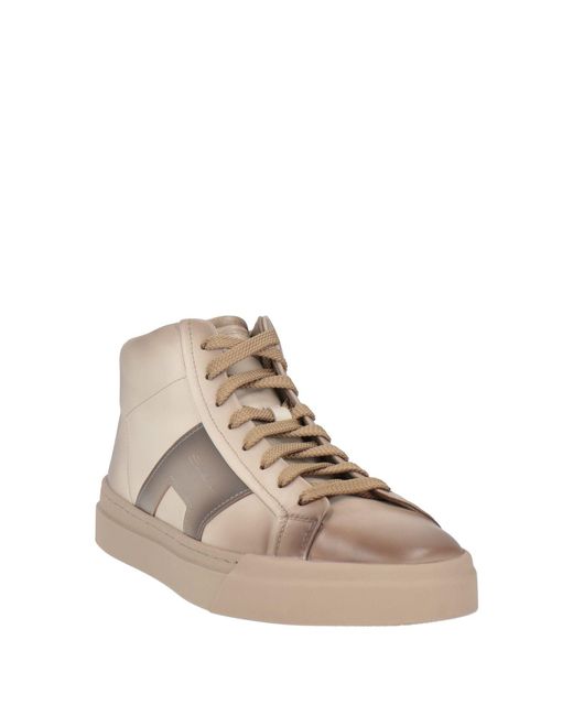 Santoni Brown Trainers for men