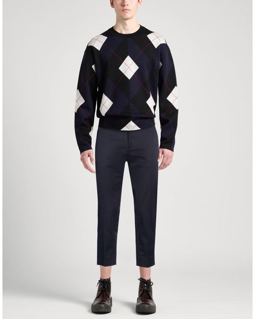 BE ABLE Blue Pants Cotton, Elastane for men
