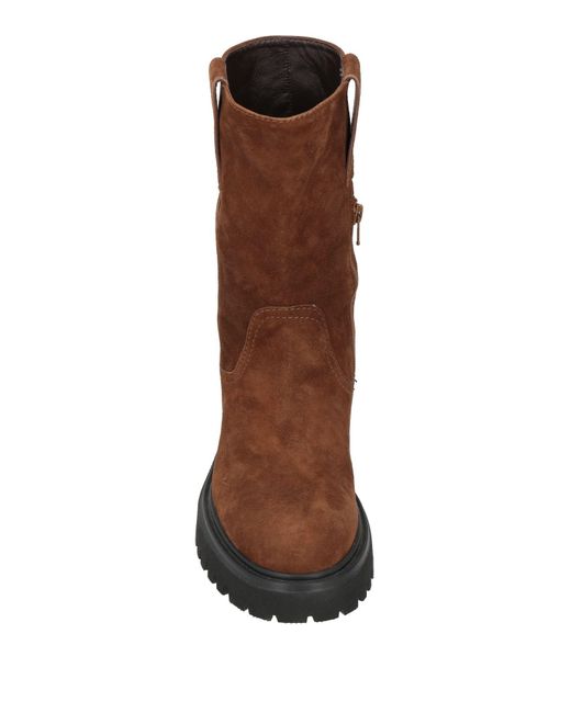 Guglielmo Rotta Brown Ankle Boots Leather