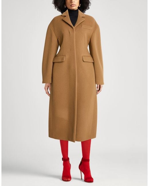 Abrigo MSGM de color Natural