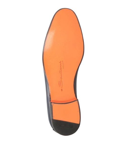 Santoni Blue Loafers for men