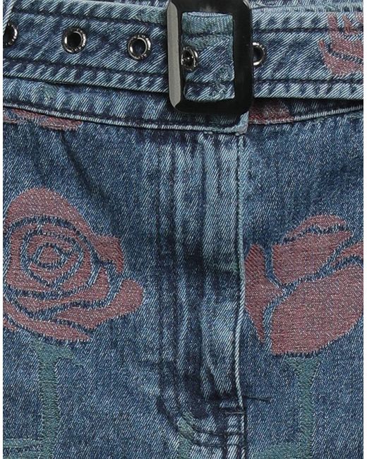 Opening Ceremony Blue Denim Skirt Cotton