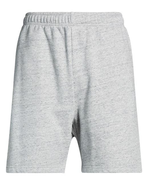 Acne Gray Shorts & Bermuda Shorts Polyester, Cotton for men