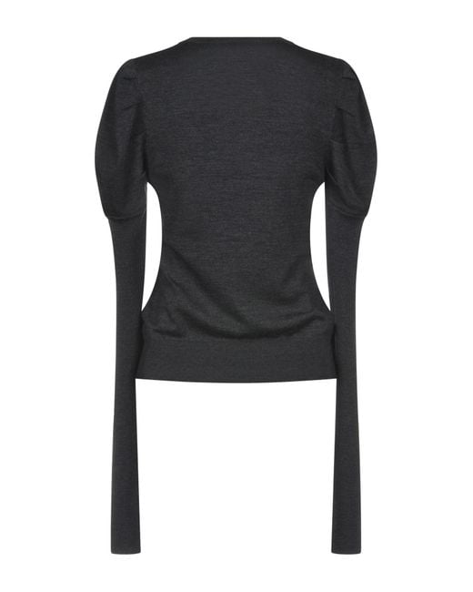 Dolce & Gabbana Black Charcoal Sweater Virgin Wool, Viscose, Polyester, Polyamide