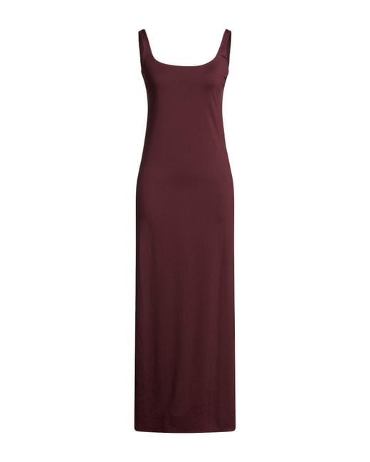 Fisico Purple Chocolate Maxi Dress Polyamide, Elastane