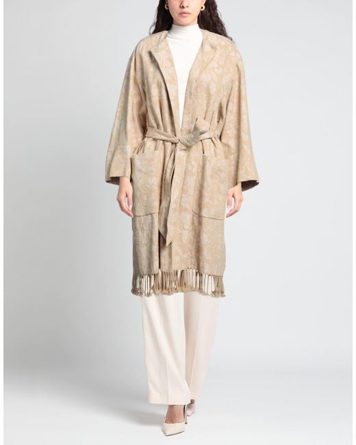 Eleventy Natural Overcoat & Trench Coat