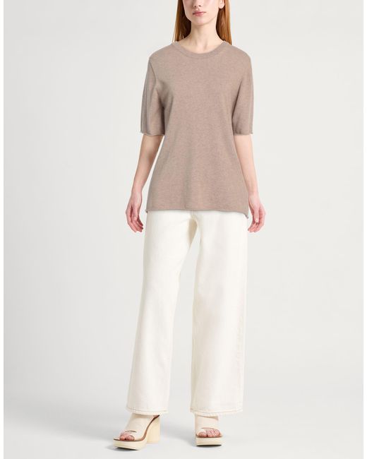 Pullover Alpha Studio de color Natural