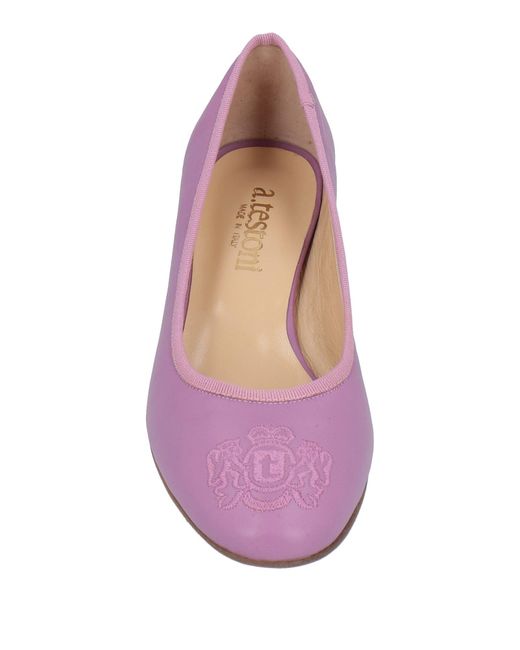 Testoni Purple Pumps