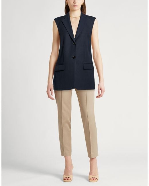 Theory Blue Blazer Wool, Polyester