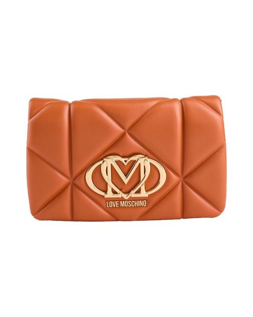 Love Moschino Orange Handbags