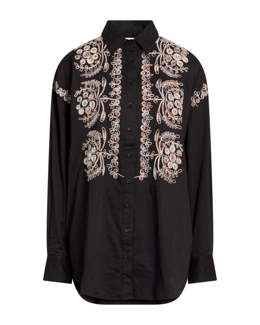 Camisa Antik Batik de color Black
