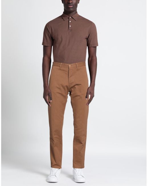 Tela Genova Brown Trouser for men