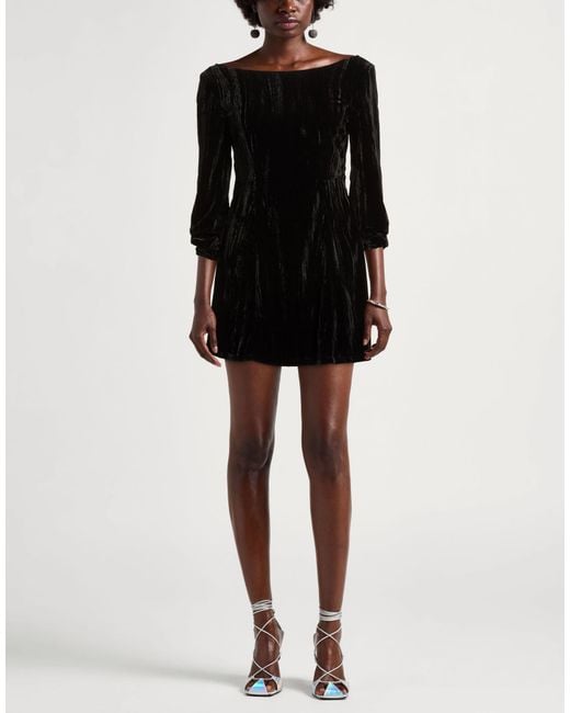 Pennyblack Black Mini Dress Polyester, Elastane