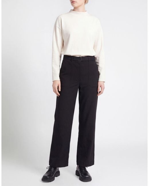 Theory Blue Pants Cotton, Nylon, Elastane