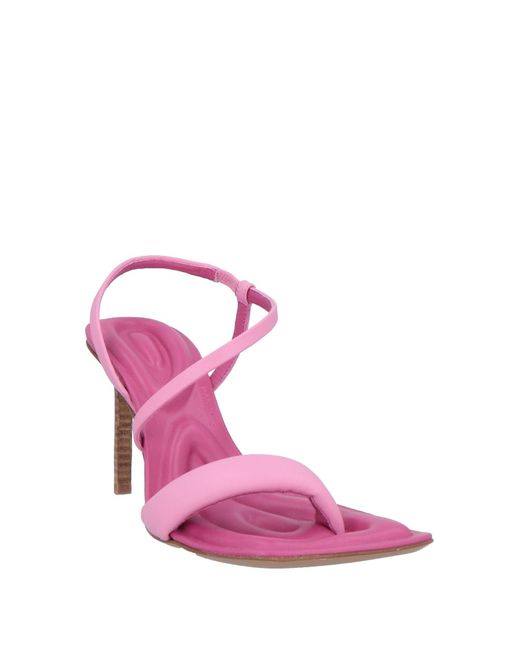 Jacquemus Pink Thong Sandal