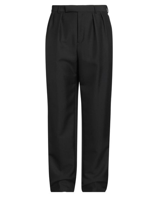 Céline Black Pants Wool, Mohair Wool for men