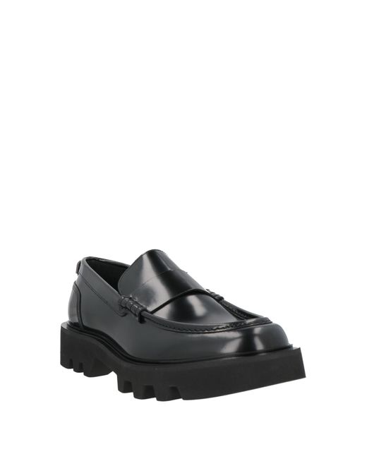 Sergio Rossi Black Loafers Calfskin for men
