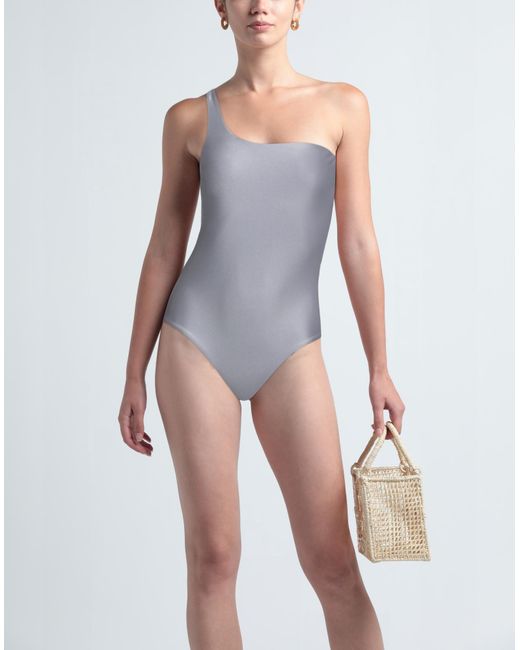 JADE Swim Gray One-piece Swimsuit