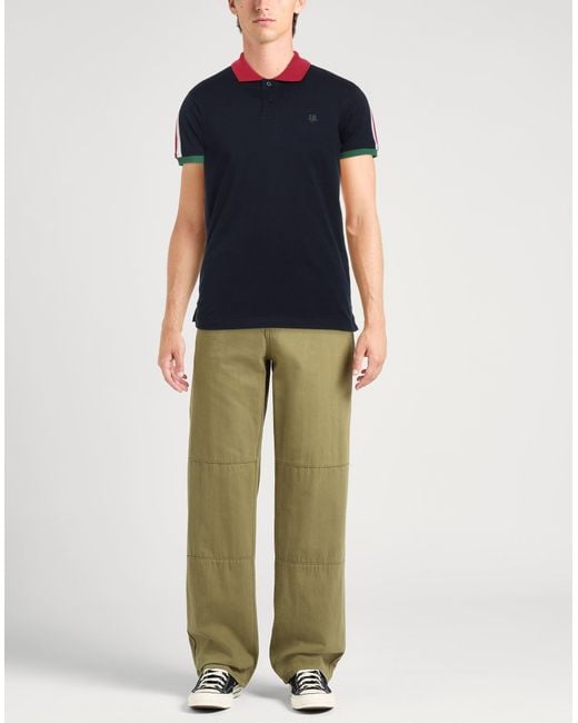 Harmont & Blaine Blue Jeans Midnight Polo Shirt Cotton for men