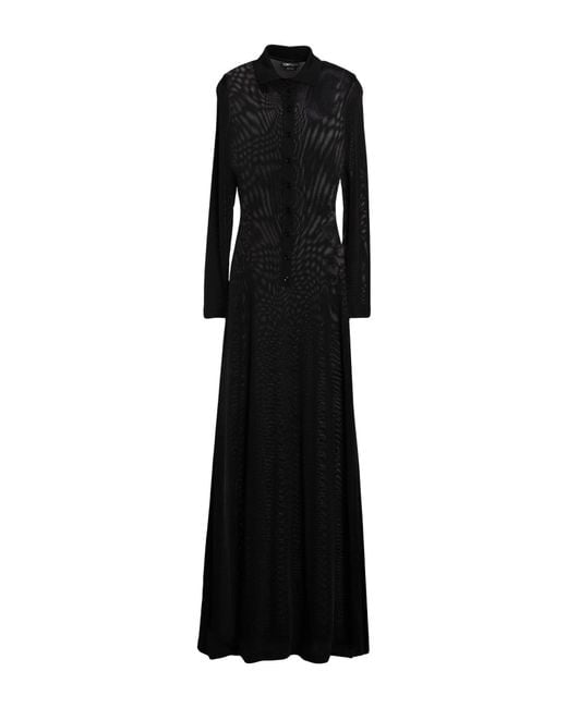 Tom Ford Black Maxi Dress Viscose