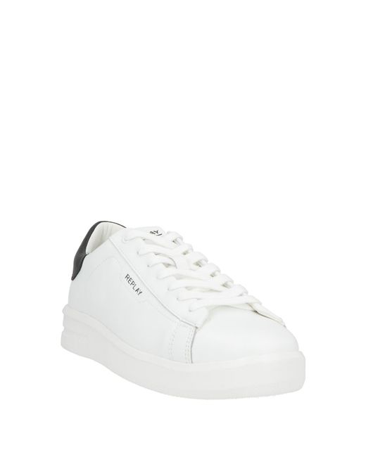 Replay White Trainers for men