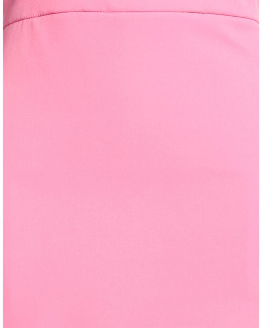 ERMANNO FIRENZE Pink Midi Dress Polyester, Elastane
