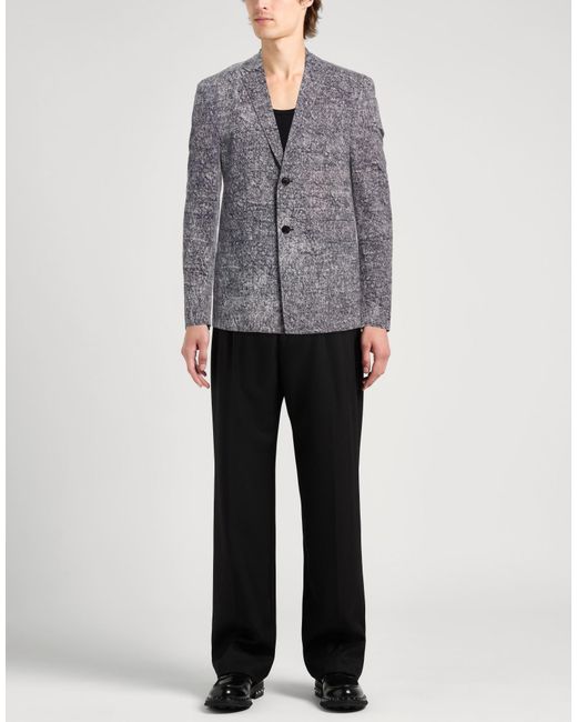 Kris Van Assche Gray Blazer Cotton for men