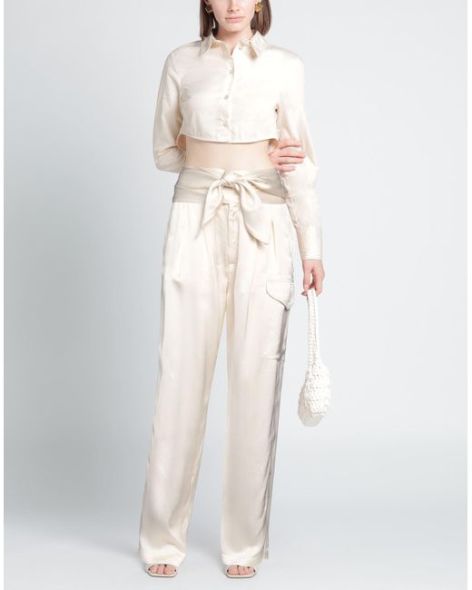 Grifoni White Pants Viscose