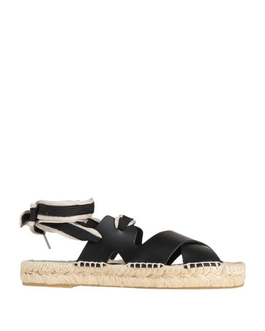 Palomitas By Paloma Barcelo' Women's Black Espadrilles Leather