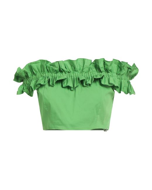 Clips More Green Top Cotton, Polyamide, Elastane
