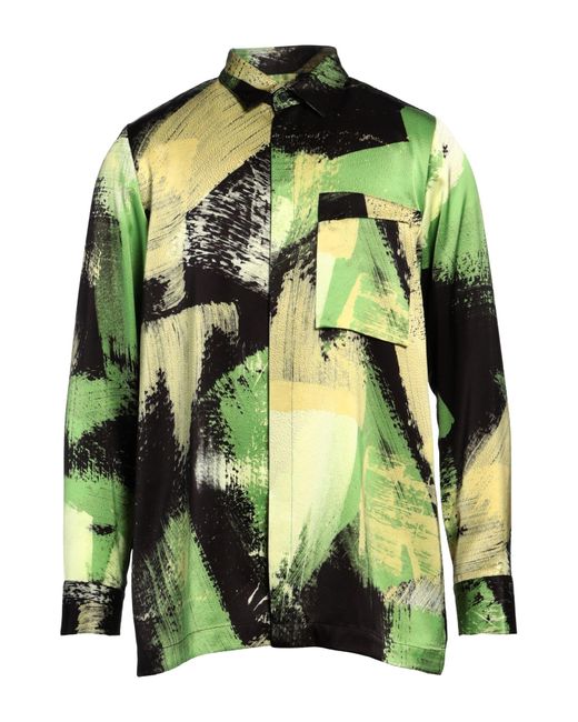 Camicia di Y-3 in Green da Uomo