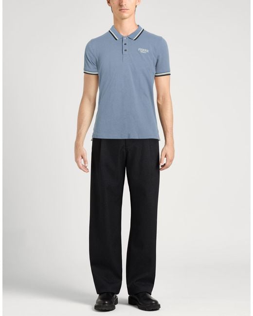 Polo Ferré de hombre de color Blue