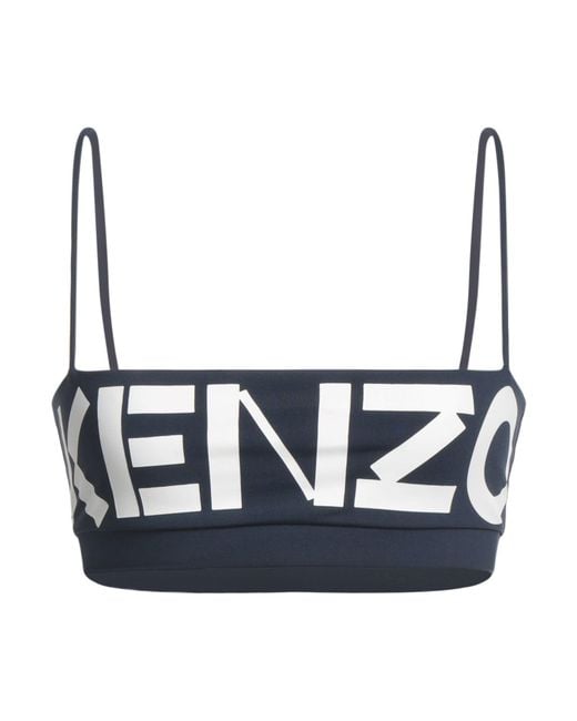 KENZO Blue Top Polyamide, Elastane
